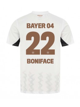 Bayer Leverkusen Victor Boniface #22 Replika Borta Kläder 2024-25 Kortärmad